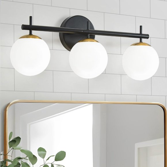 Seteline Bath New Seteline Modern 3 Light Bathroom Vanity Wall